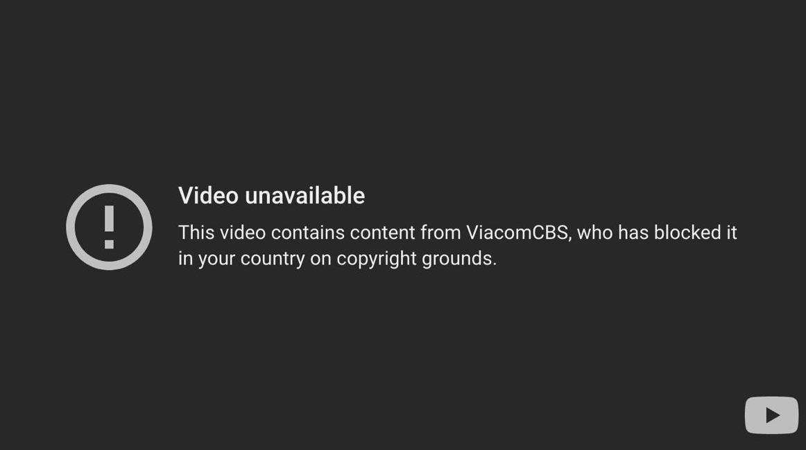 Ролик заблокирован. Видео заблокировано за нарушение авторских прав. Ютуб заблокируют. Почему видео заблокировано