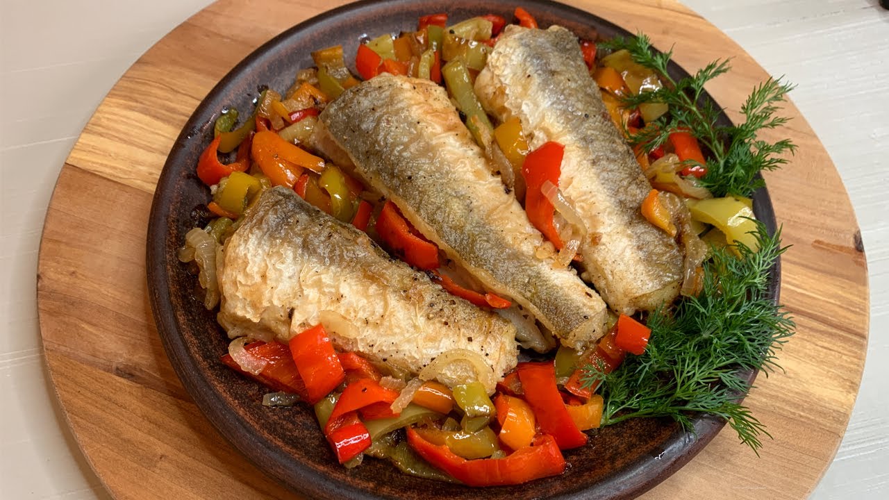 Рецепт приготовления рыба с овощами