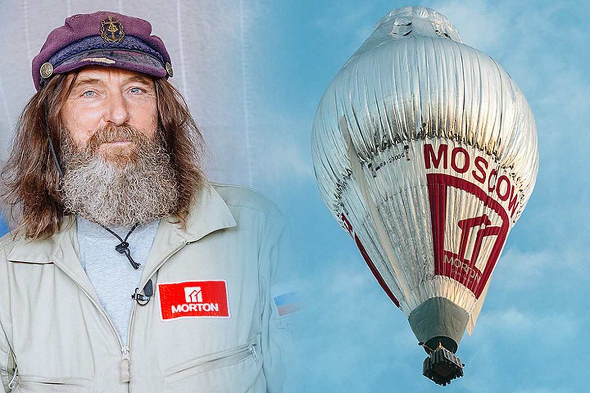 Последние новости федора конюхова. Фёдор Филиппович Конюхов воздушный шар.