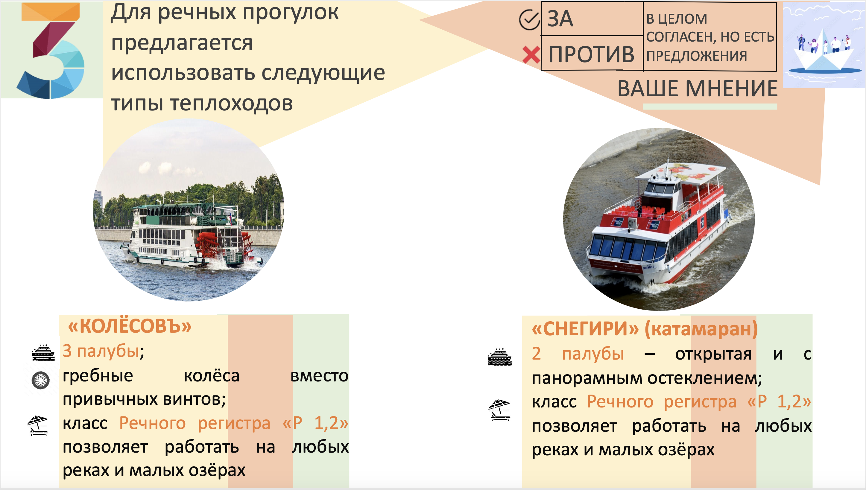 В Красногорске могут запустить речной прогулочный транспорт