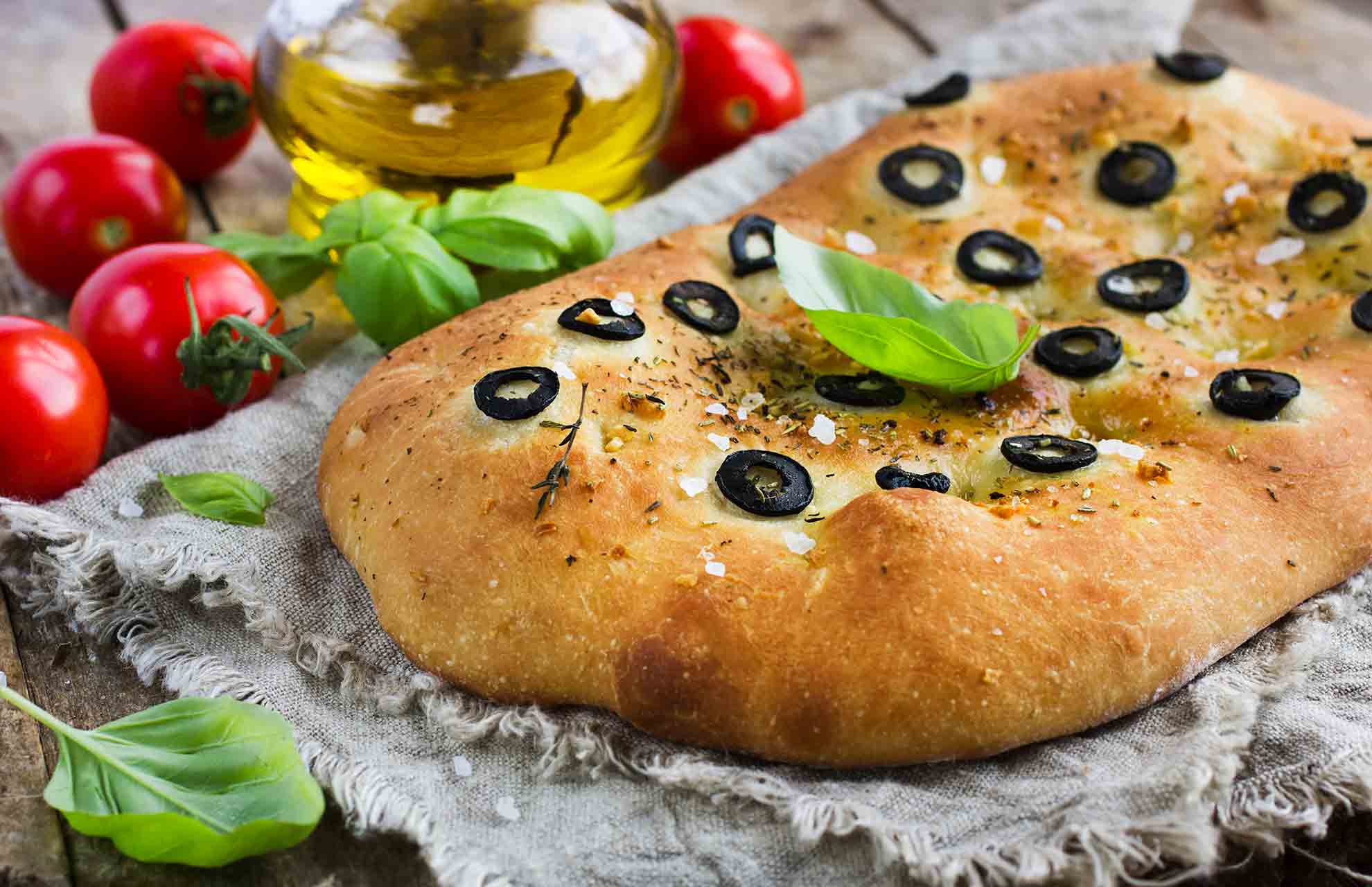 Итальянский хлеб Фокачча