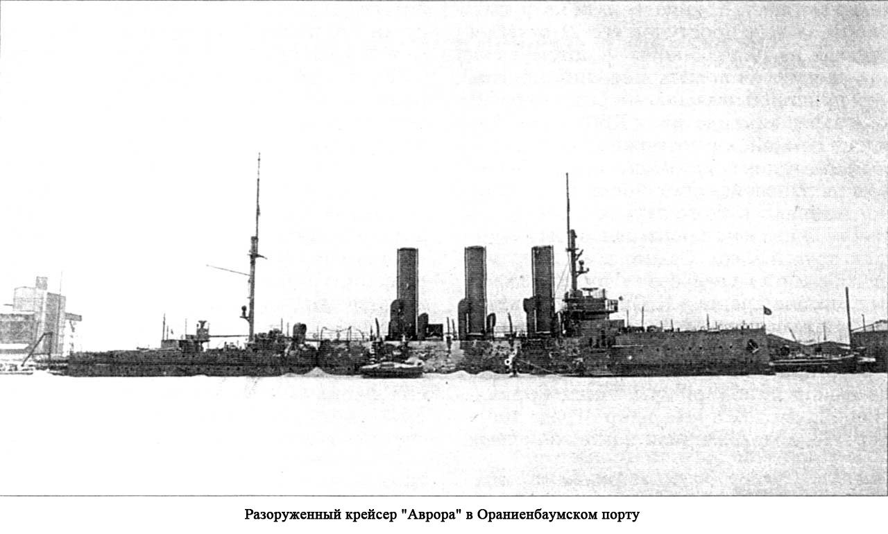 Флаг крейсера Аврора и 73 года назад легендарная Аврора стояла на вечной стоянке