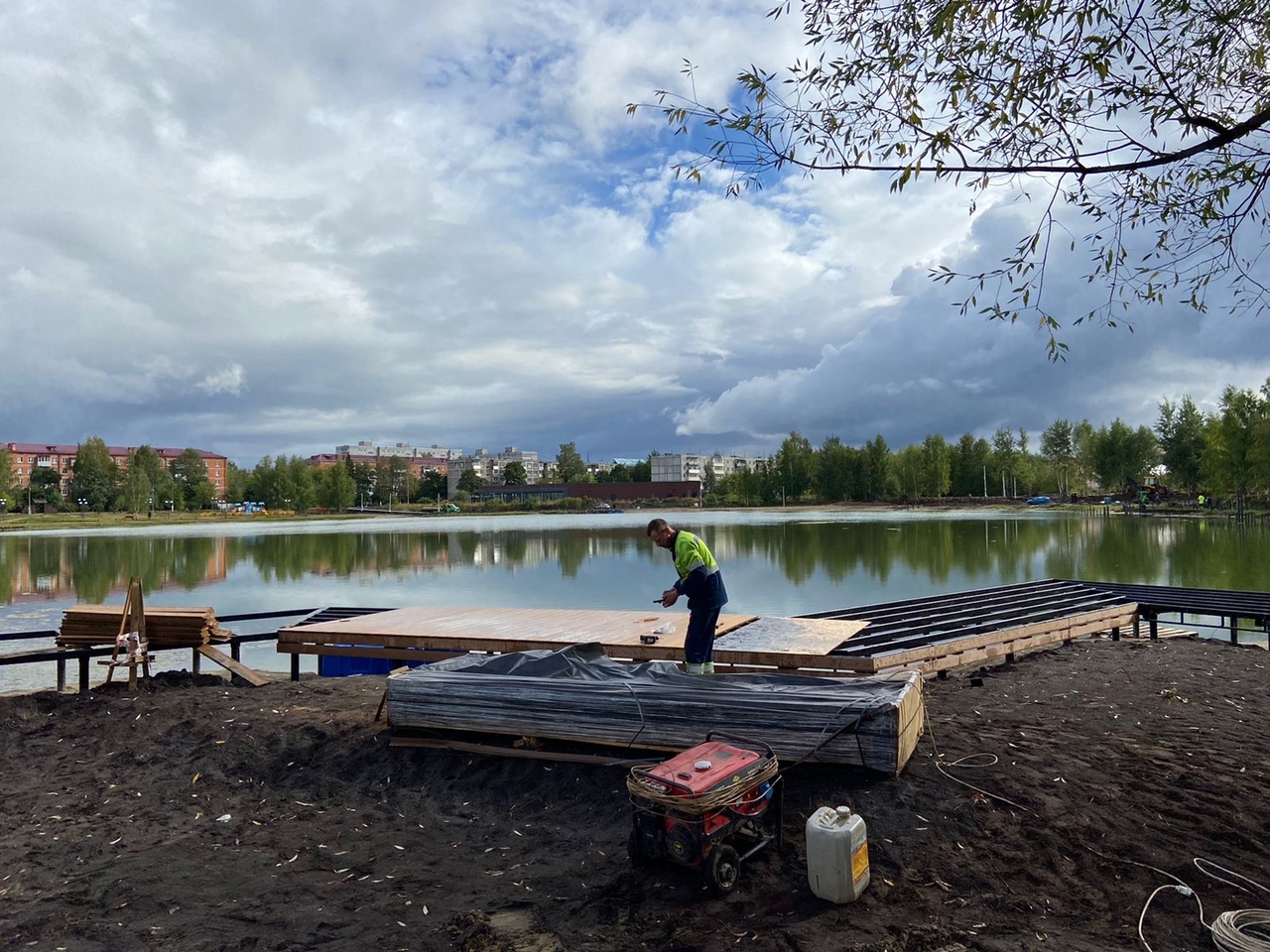 Электрогорск стахановское озеро фото