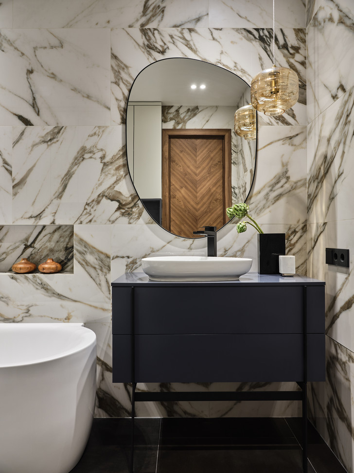 Дизайна ванной комнаты 2024 – модные тенденции для стильного интерьера