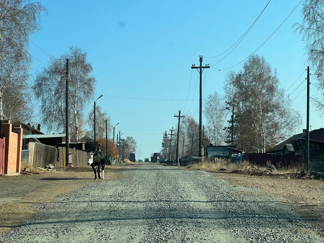 В поселке Сухой в Правобережного района Братска после газификации жилых  домов восстановили дорогу