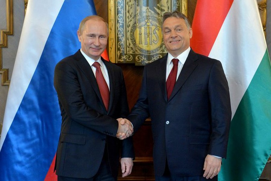 Владимир Путин и Виктор Орбан