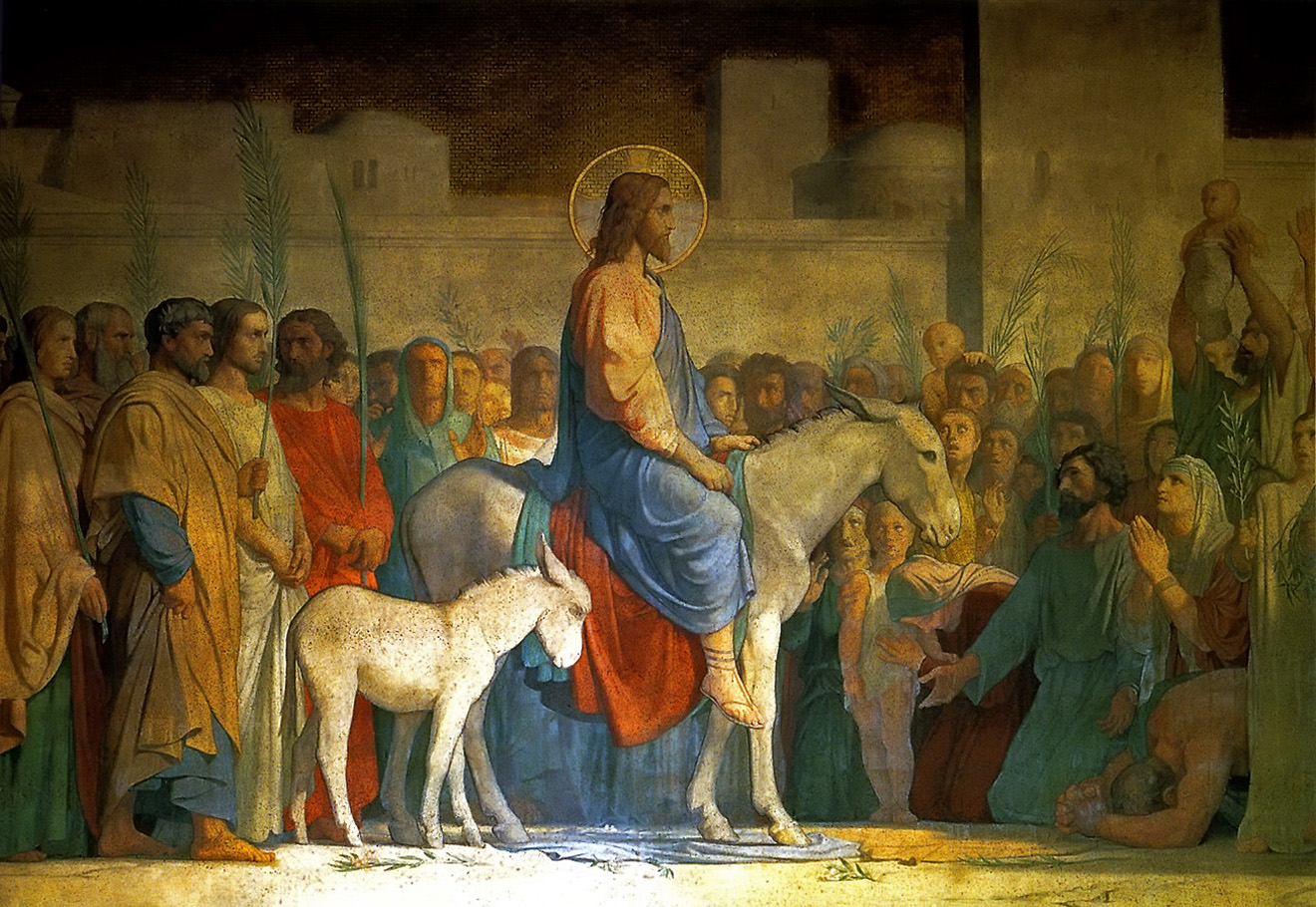 Въезд Христа в Иерусалим - шестая неделя Великого поста