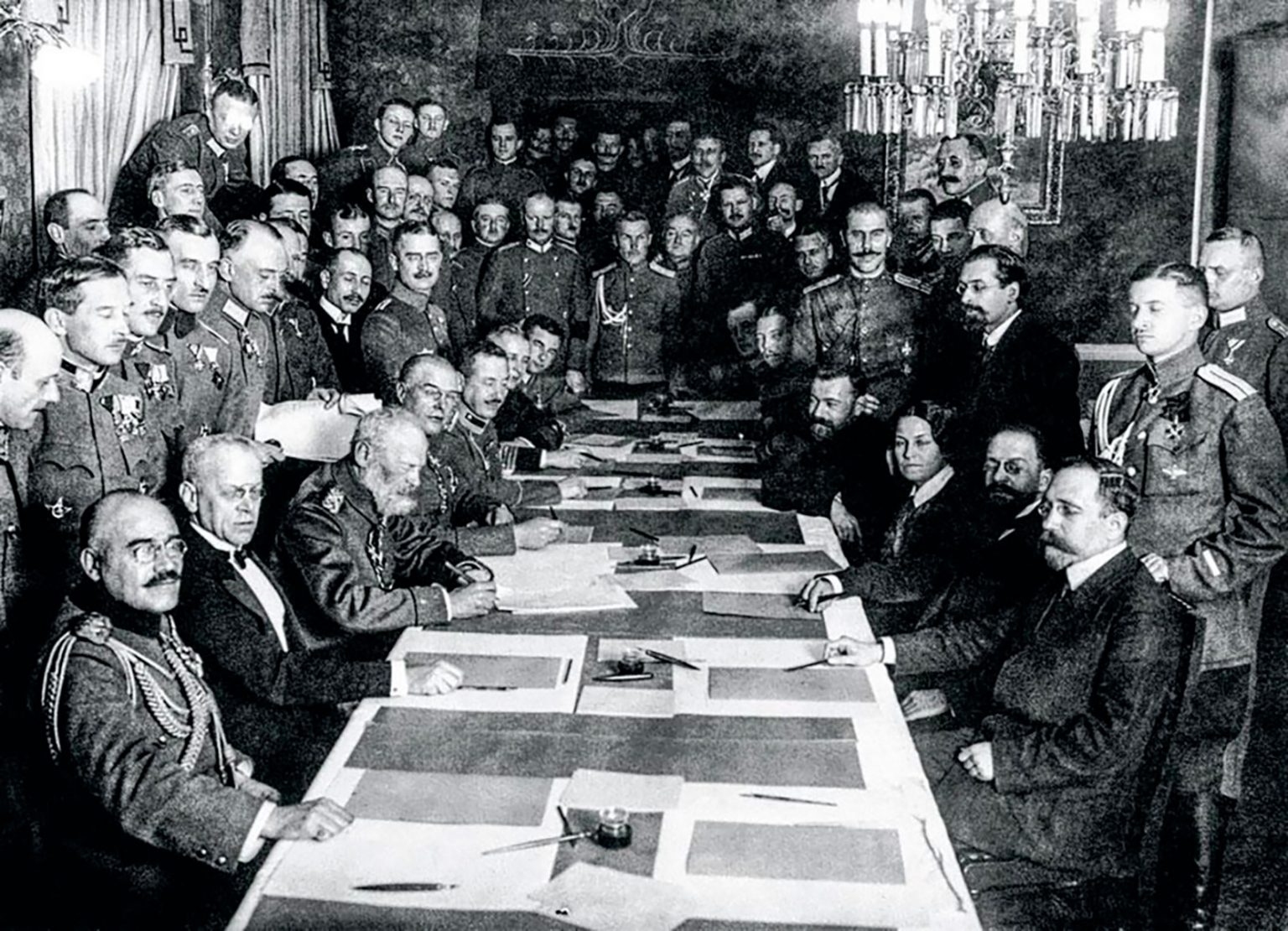 Подписание Брест-Литовского мирного договора