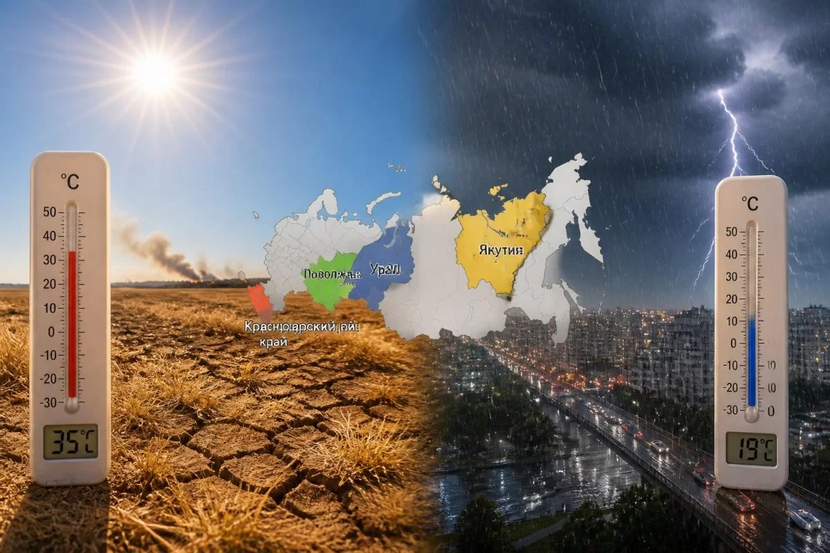 Москва сгорит, Питер замёрзнет, Сочи раскалится: прогноз погоды на лето 2026 по всей России