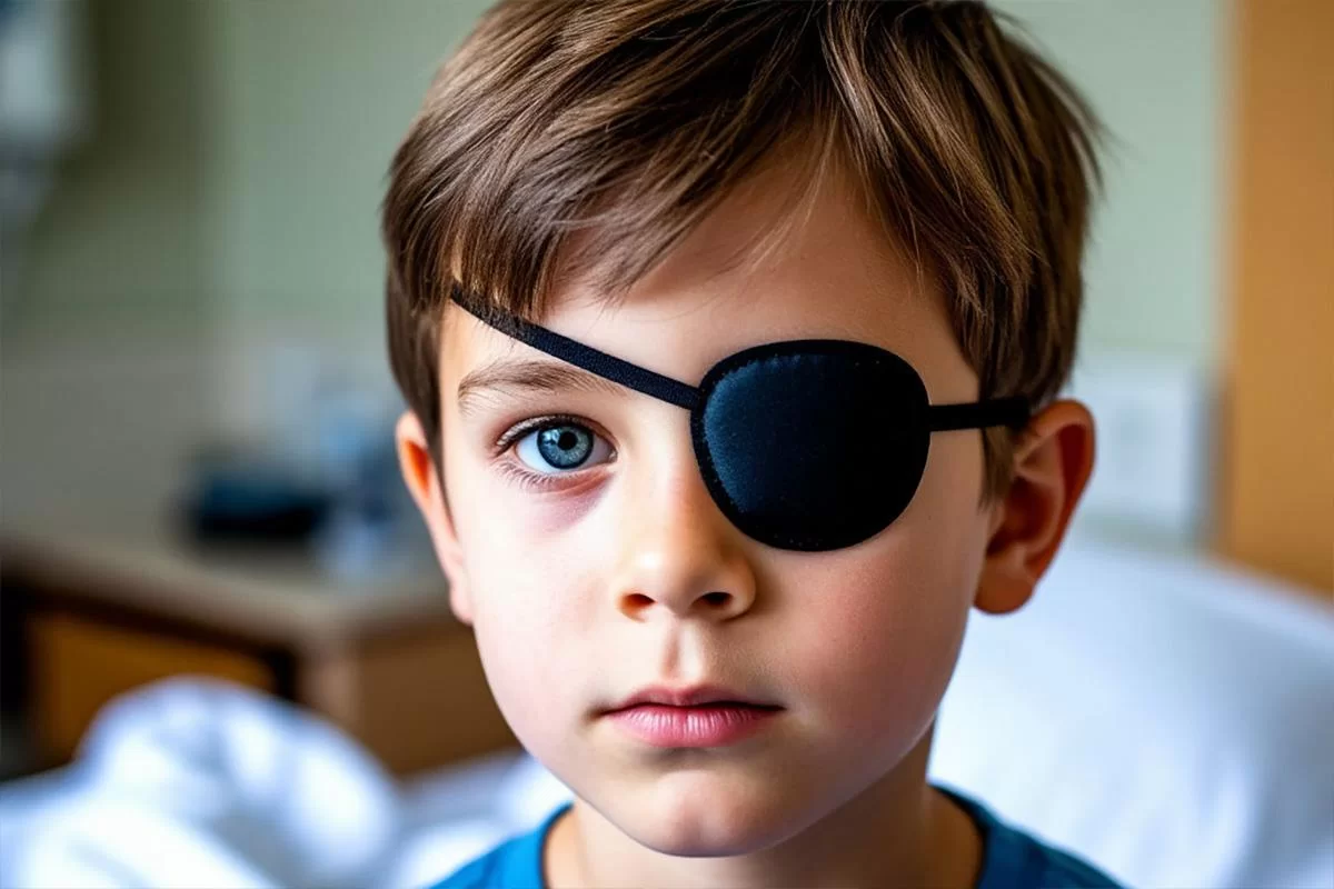 2-летний мальчик потерял зрение после поцелуя со знакомым