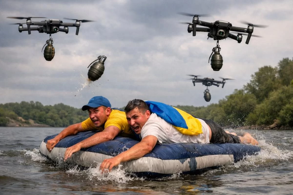 «Один дрон – один сброс». Мясники Зеленского мечтают о свободном убийстве уклонистов