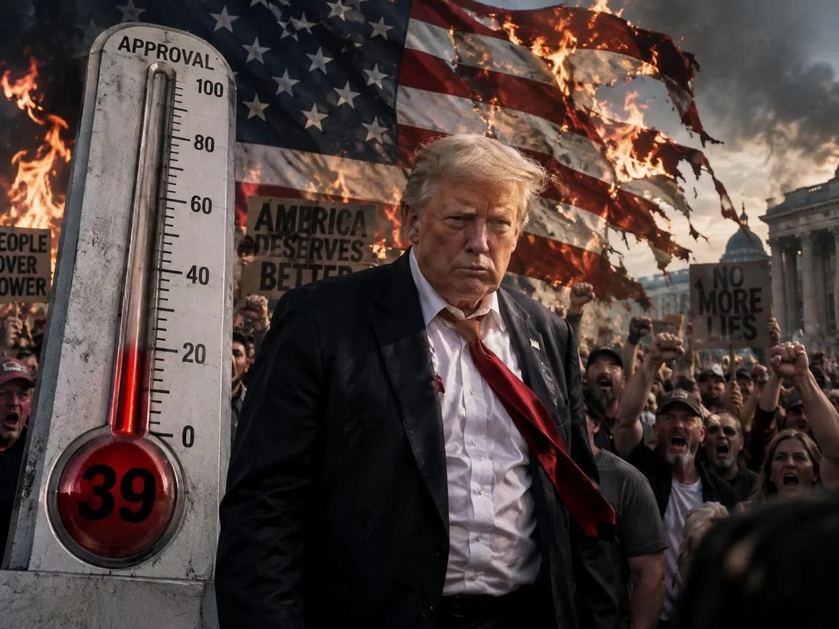 Америка против Трампа: Рейтинг президента ниже плинтуса. За что американцы готовы его распять?