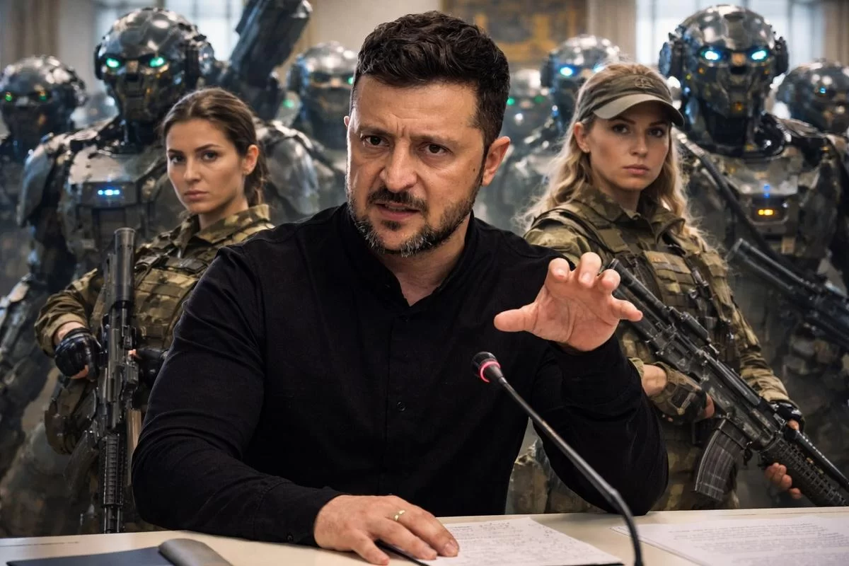 Украинцы кончились? Зеленский срочно переходит на роботов. Или это новый способ доить Запад?