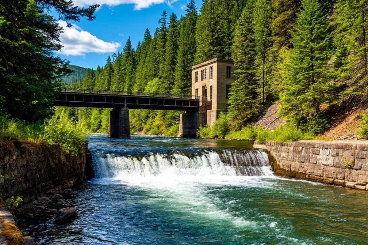 В посёлке Красный Смоленской области ведутся работы по восстановлению поврежденной дамбы