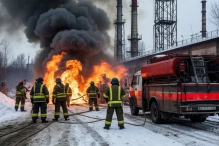 Власти Татарстана заявили о пожаре в промзоне после налета дронов ВСУ