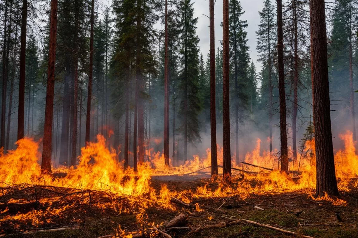 Жители сел знают виновников лесных пожаров, но предпочитают молчать