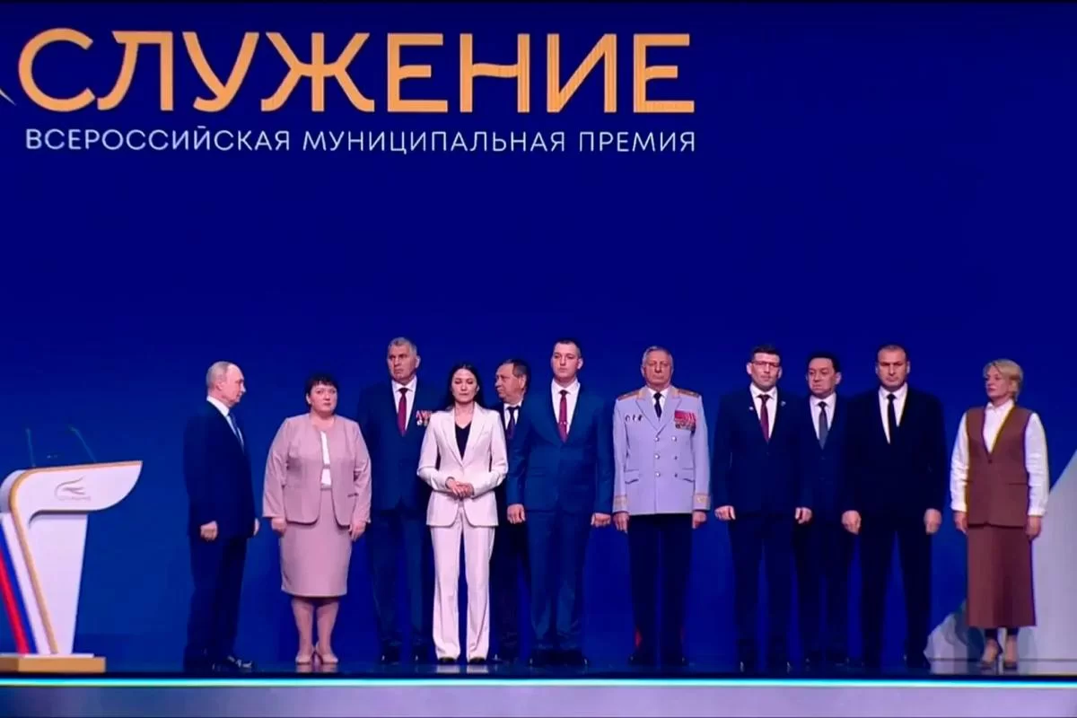 Президент РФ Владимир Путин наградил лауреатов премии «Служение» в номинации «Мужество и героизм на благо служения Родине»
