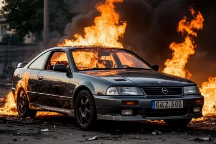 В Крыму подросток-неонацист на почве антисемитизма сжег чужой автомобиль