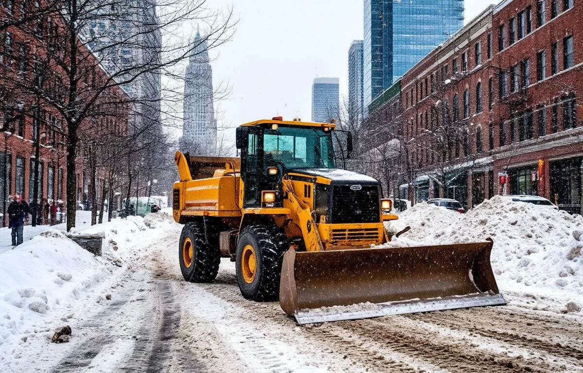 В Московской области в уборке снега задействованы 1 400 единиц техники
