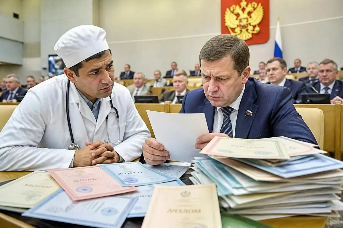 Сомнительные дипломы и незнание языка: Госдума закрывает лазейки в медицине для мигрантов