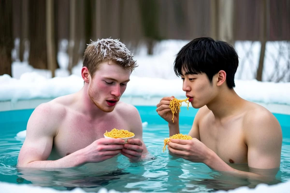 Экстремальная Якутия: иностранцы едут купаться в проруби и есть лапшу на морозе