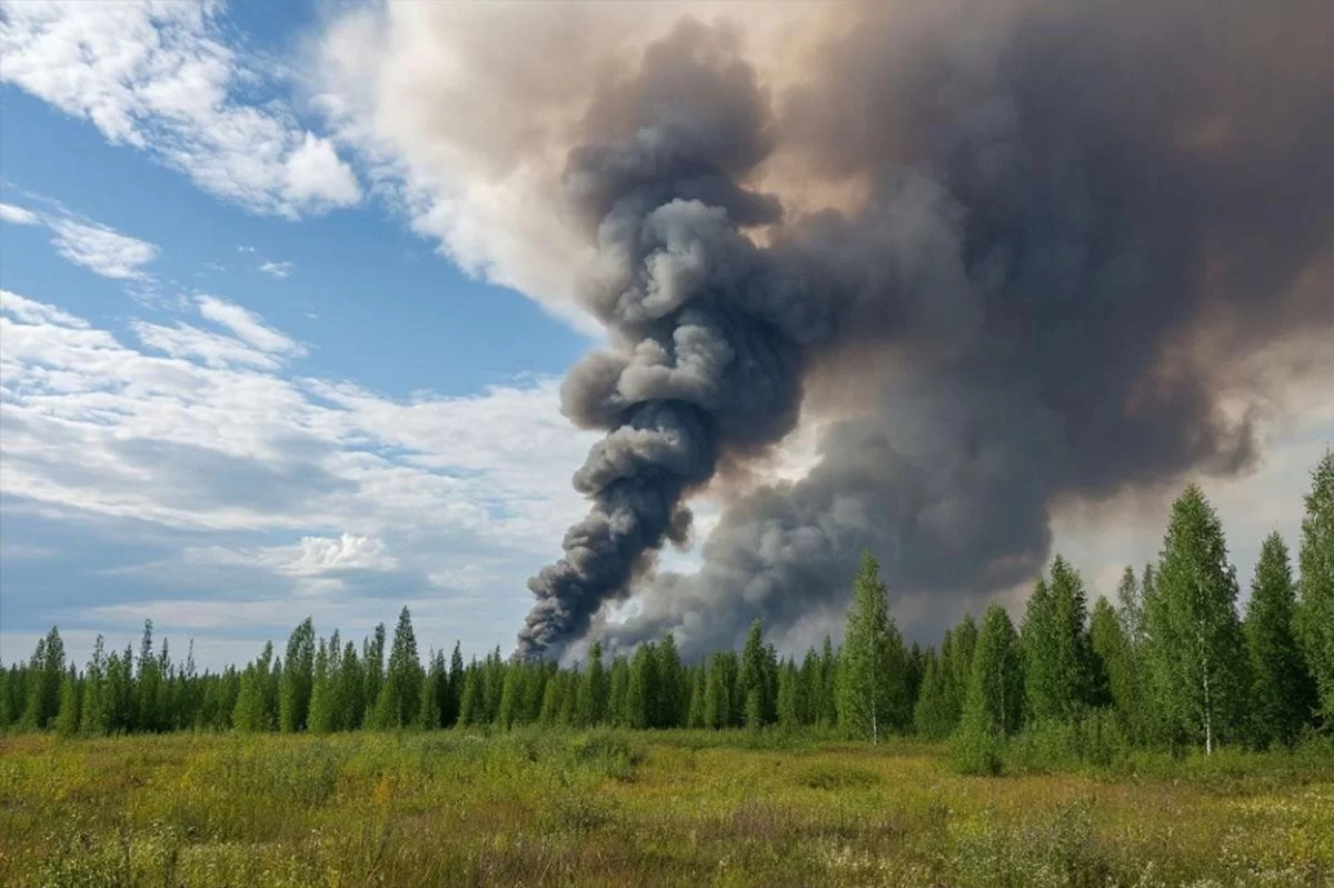 Ядовитый коктейль над тайгой: учёные СПбГУ связали рост токсичного озона в Сибири с лесными пожарами