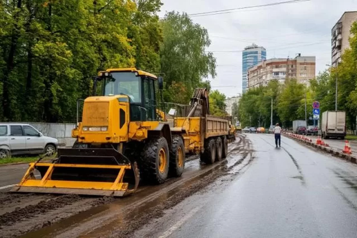 В Марий Эл ликвидируют аварийный участок дорожной сети возле памятника Акпарсу