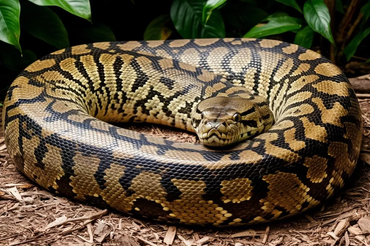 Сетчатый питон длиной 7,22 метра из Индонезии попал в Книгу рекордов Гиннесса