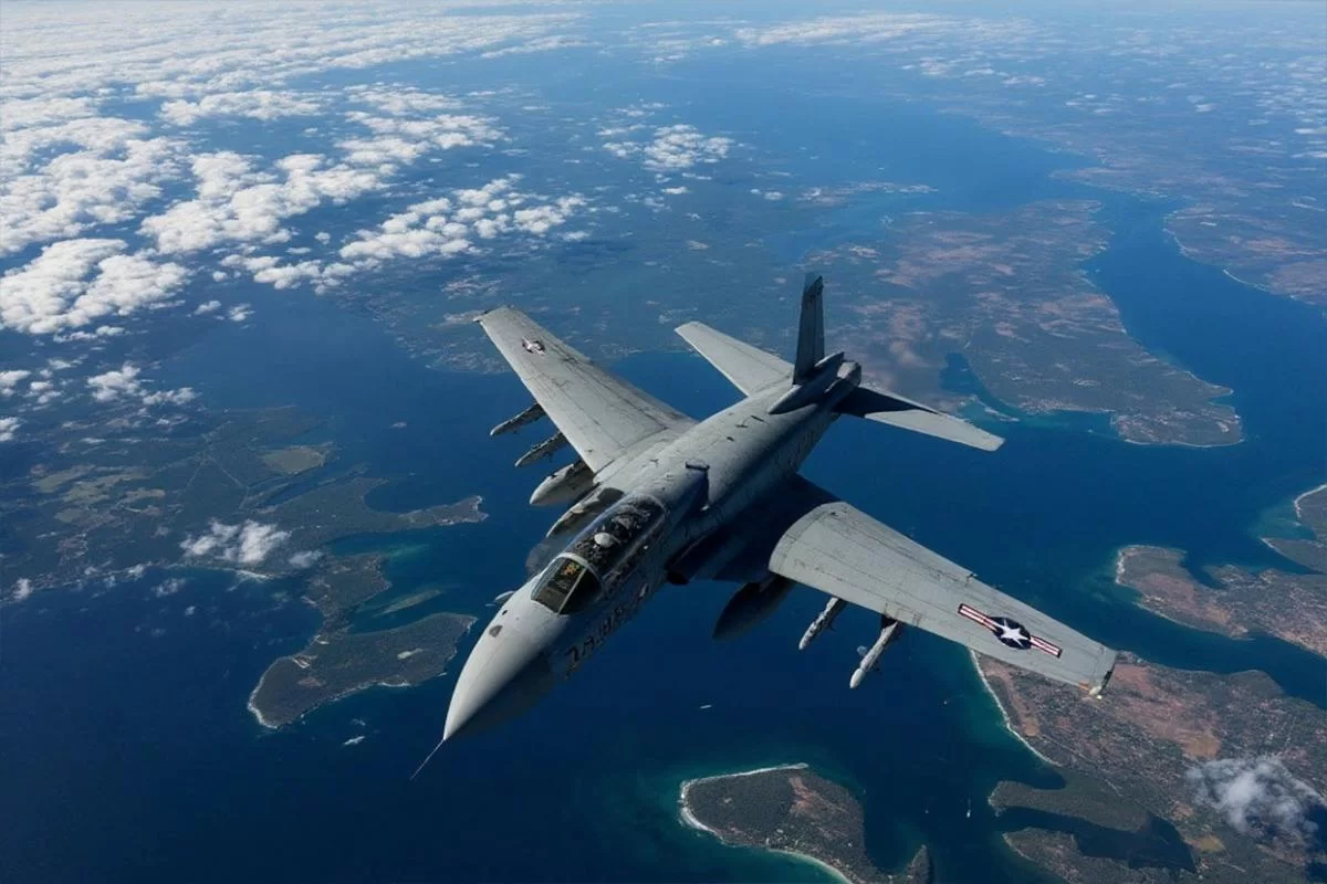 Истребители США применили тепловые ловушки у резиденции президента