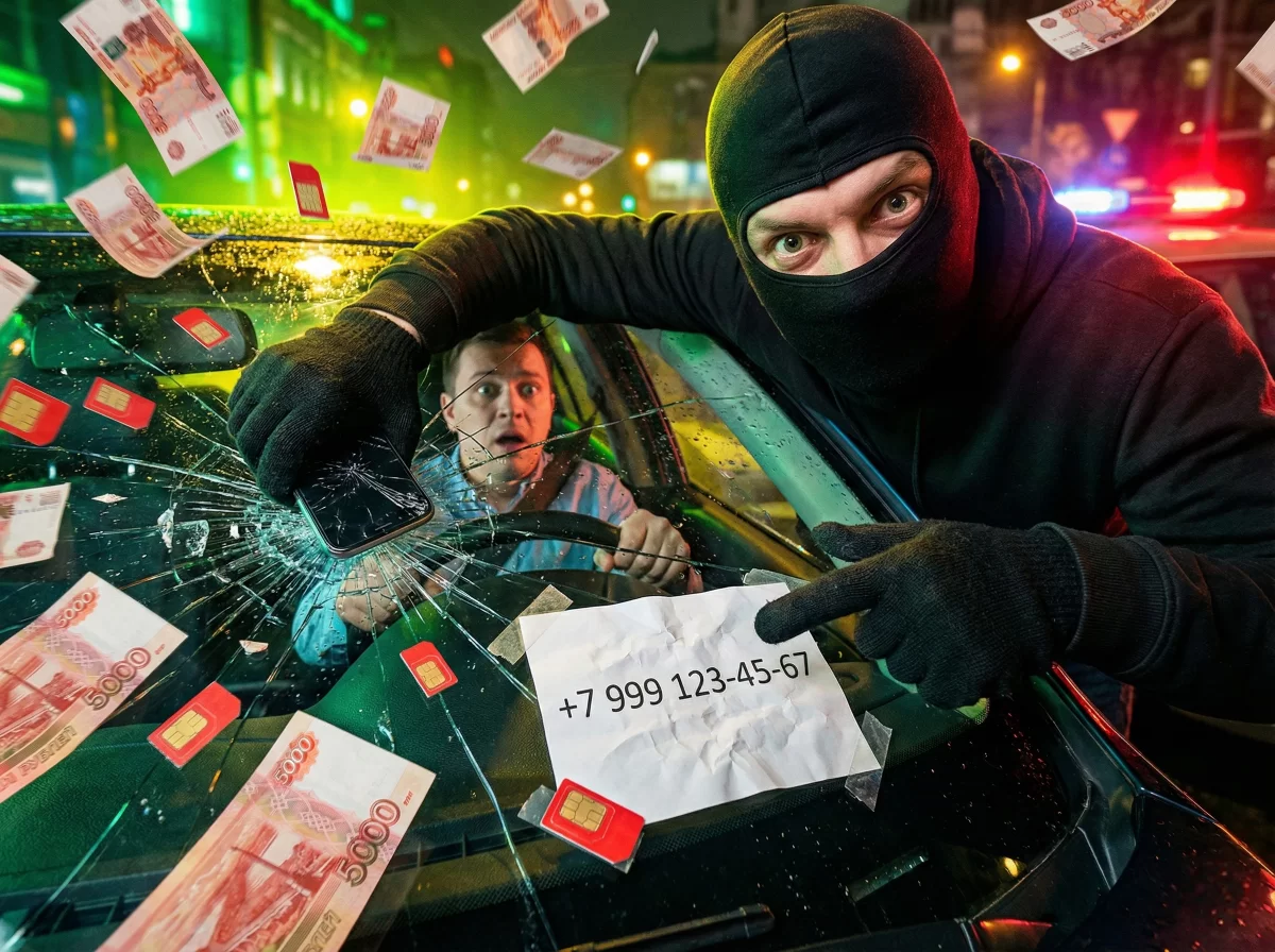 Номер телефона под стеклом авто? Мошенники говорят вам «спасибо». Почему нужно срочно убрать?