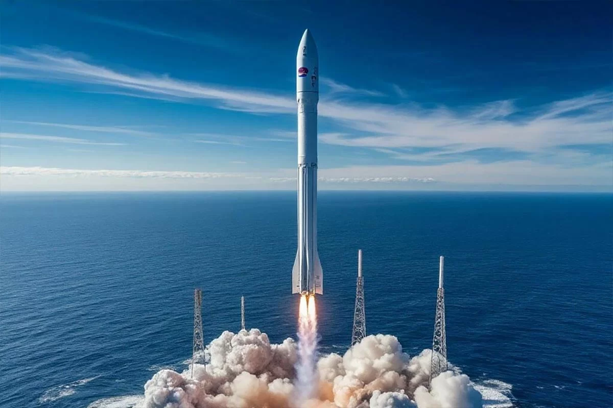 Китайцы вывели в космос девять спутников с морской платформы: ракета Gravity-1 установила рекорд