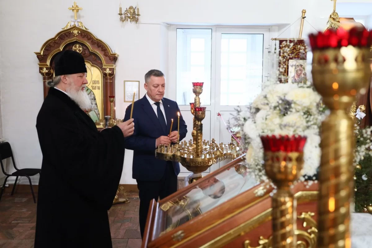 Губернатор Иркутской области Игорь Кобзев поздравил жителей с Крещением Господним