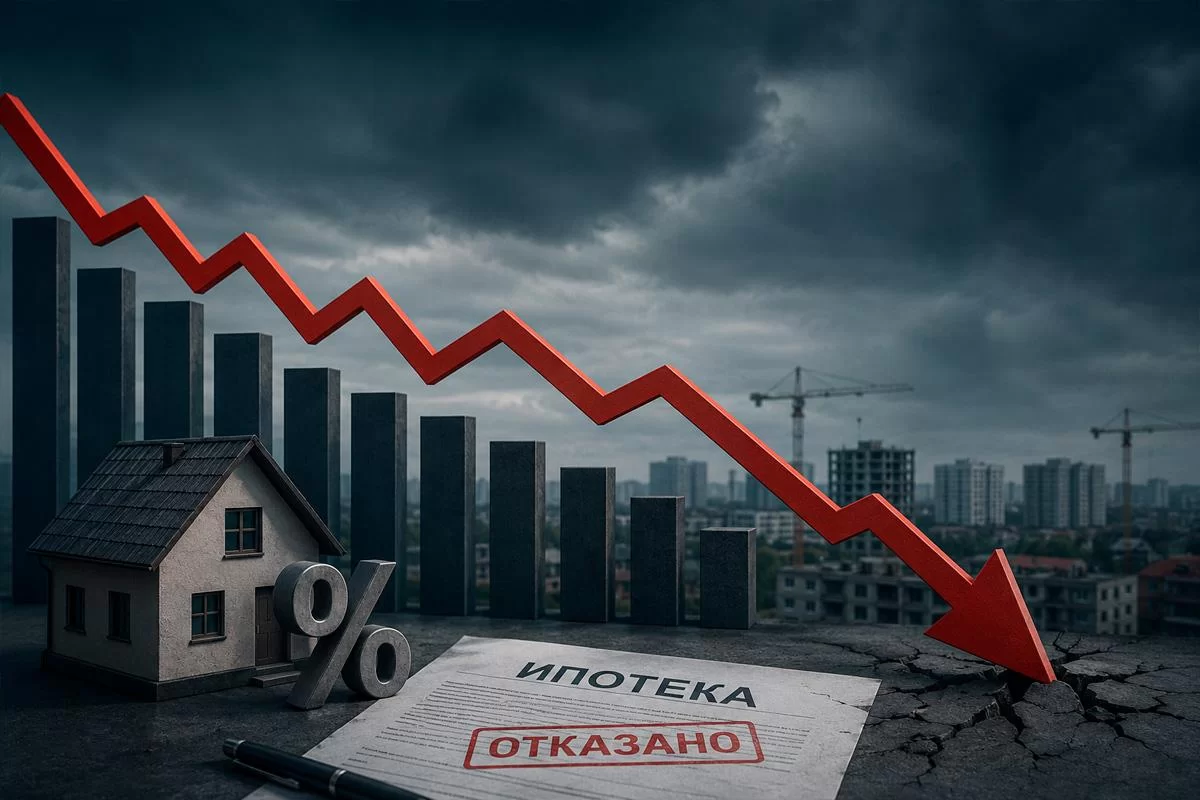 В мае 2026 в РФ зафиксировано рекордное за четыре года падение ипотечных выдач