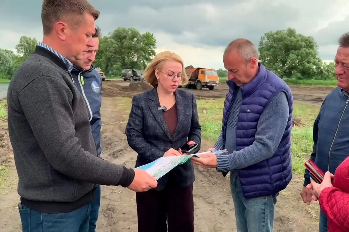 Глава Рассказова Вера Соколова: На реке Лесной Тамбов стартовало благоустройство городского пляжа в рамках нацпроекта