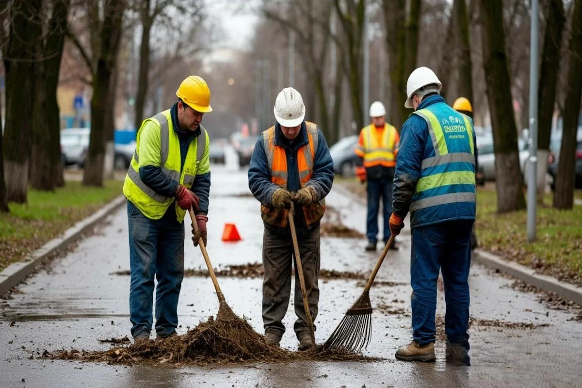 В Тульской области вывезли около 3,4 тыс. кубометров мусора после очистки автодорог