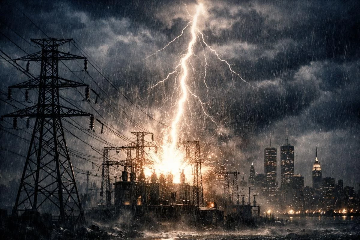 Ударила молния и начался ад: безумная ночь, которую жители Нью-Йорка не забудут никогда