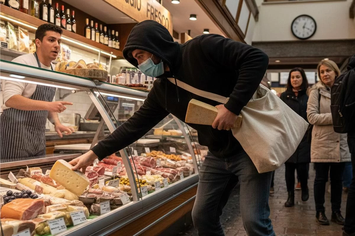 В Пскове на Рижском проспекте росгвардейцы задержали мужчину за кражу продуктов