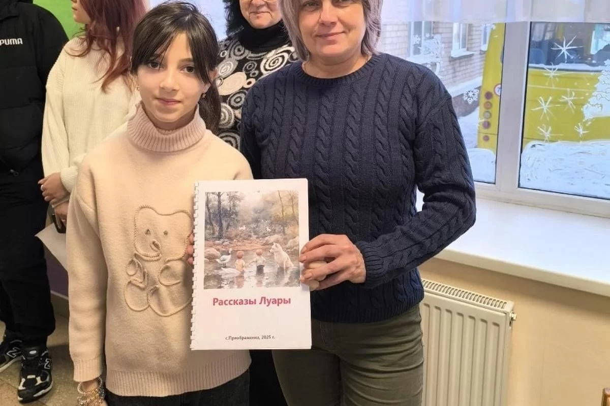 Юная писательница из Херсонской области покорила читателей из Мордовии добрыми рассказами