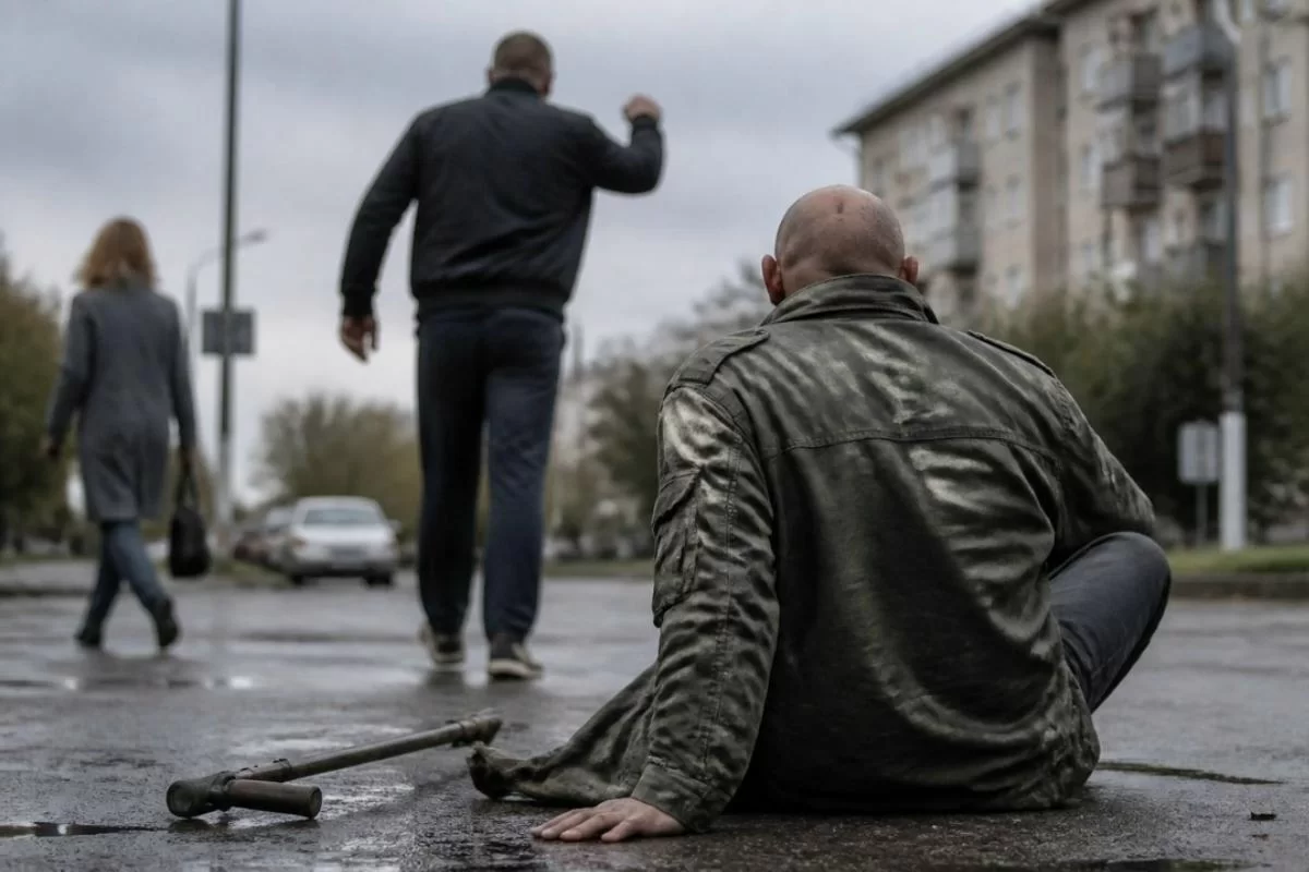 «Петухом поедешь в зону»: гопник избил ветерана СВО на костылях. Героев травят отморозки в тылу