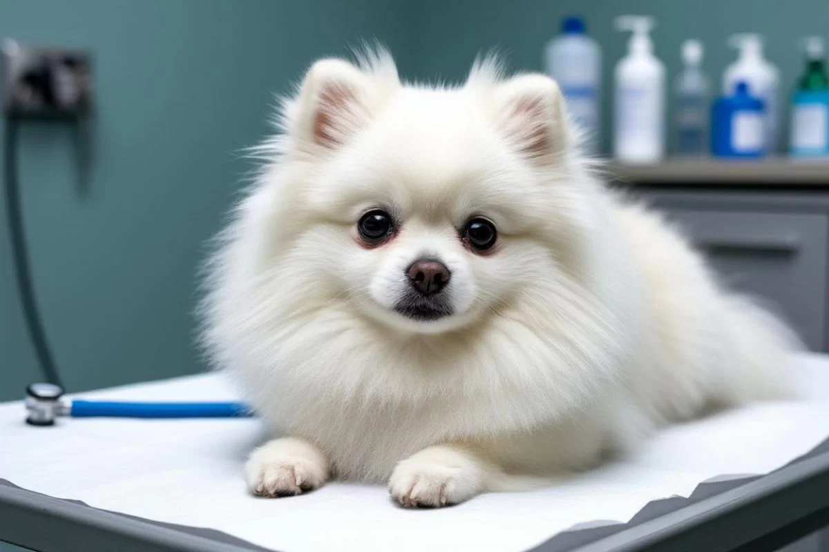 Шпица, выброшенного на мороз в Новосибирской области, прооперировали