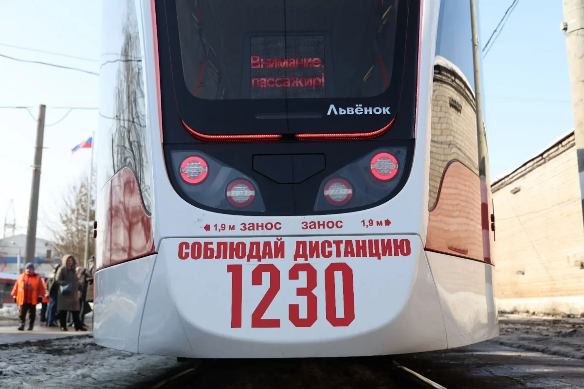 Мэр Иван Носков: В Самаре на маршруты вышли 11 новых трамваев «Львенок» — треть от запланированного объёма на этот год