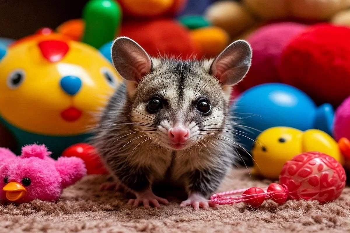 Опоссум- «безбилетник» попытался улететь из Австралии, спрятавшись в игрушках