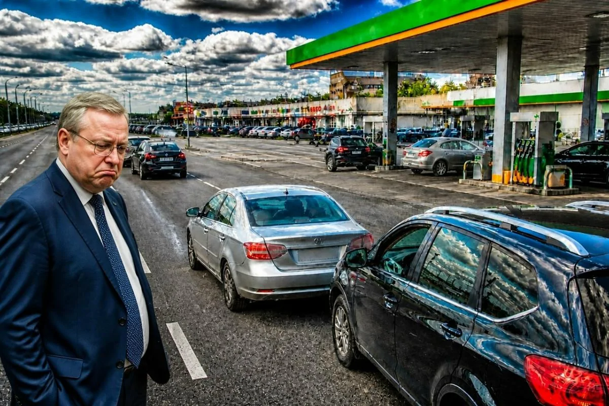 Бензин есть, но очереди растут. Делягин рассказал, кто играет на нервах водителей