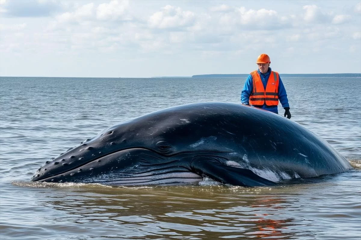 Спасатели проигрывают время: застрявший в Балтийском море кит резко ослабел перед решающей попыткой