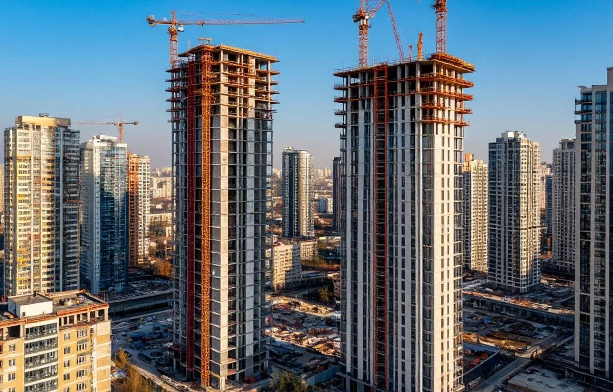 В новом жилмассиве Луганска стартовала укладка дорог и строительство ЖК «Трилистник»
