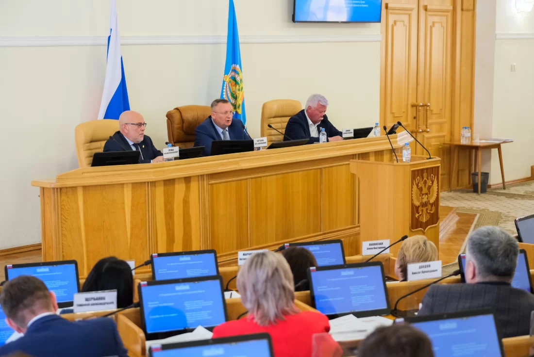 Председатель Думы Астраханской области Игорь Мартынов провел заседание Совета по взаимодействию с муниципалитетами