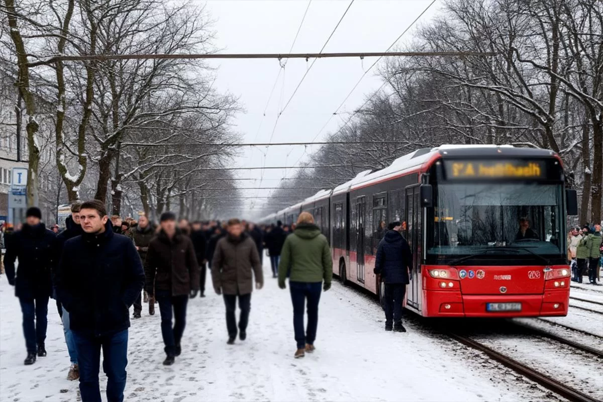 В крупнейших городах Германии начинается забастовка на общественном транспорте
