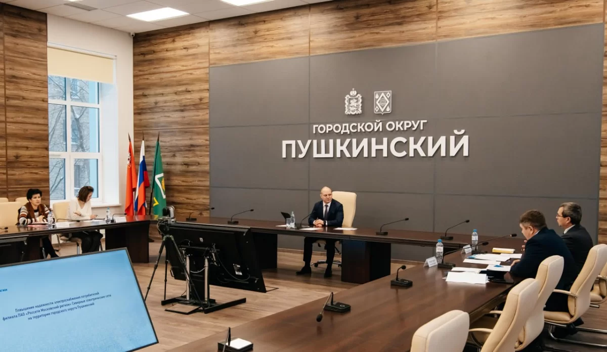 На совещании с участием представителей филиала ПАО «Россети Московский регион» обсудили план работ на 2026 год в Городском округе Пушкинский