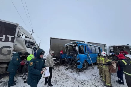 Названы предварительные причины ДТП на трассе Тюмень — Омск, где погибли шесть человек