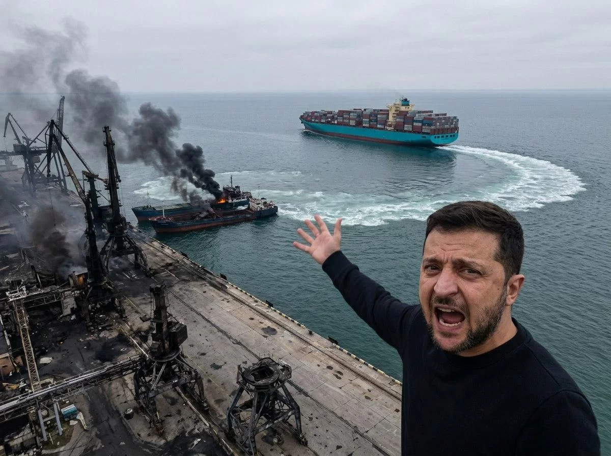 Зеленскому закрыли последнее окно в большой мир. Сколько протянет Украина без судоходства?